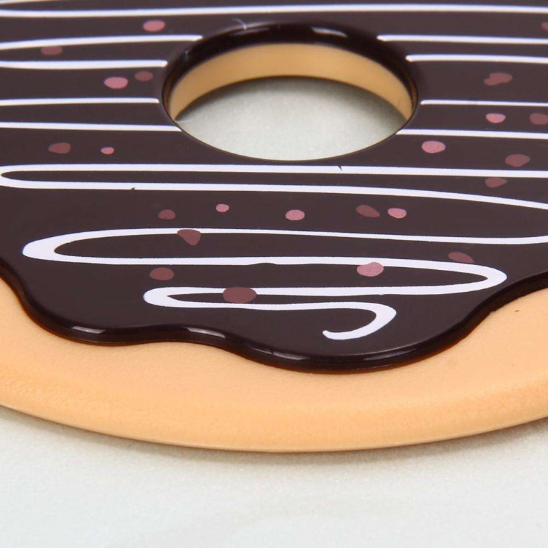 4Pcs Thermal Insulation Round Donut Coasters Drink Bottle Beverage Cup Mats