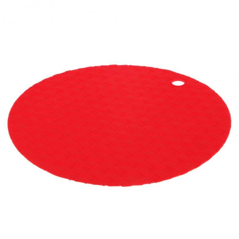 Multifunctional thick silicone pad round mat anti-scalding heat insulation