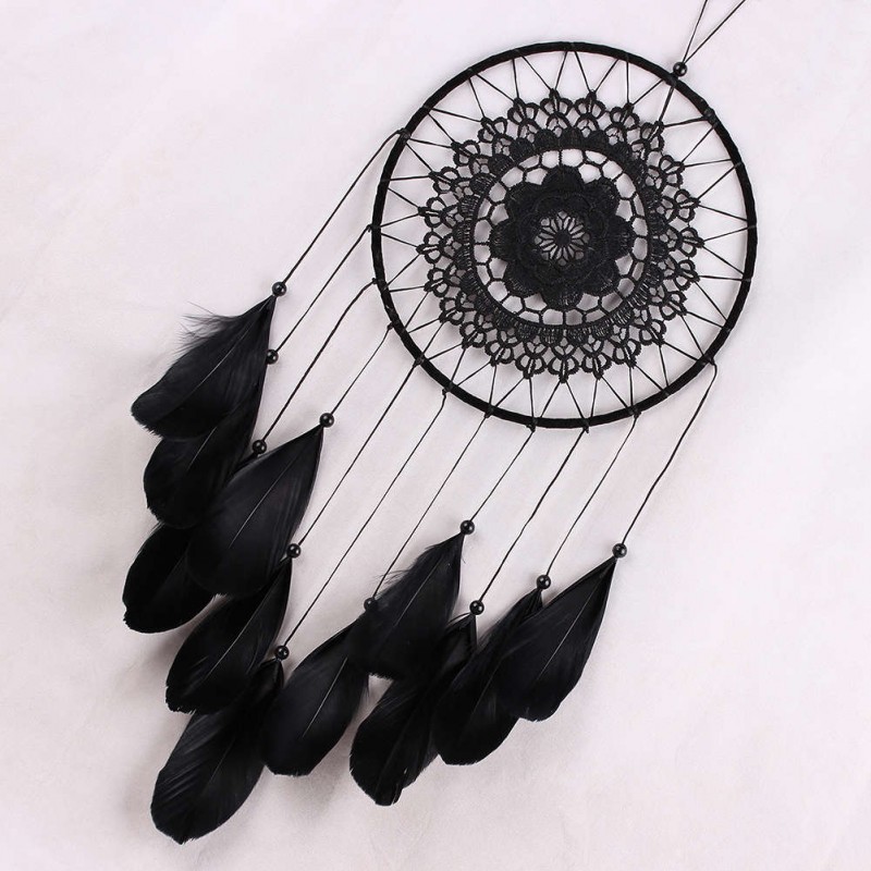 Lace Dream Catcher Feather Bead Hanging Decoration Ornament Gift