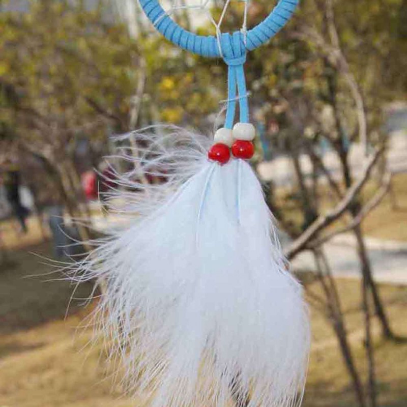 Dream Catcher with Feather Bead Hanging Decoration Ornament