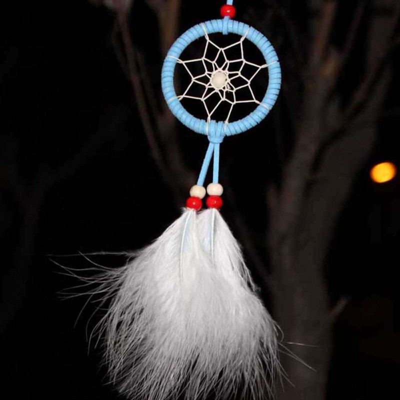 Dream Catcher with Feather Bead Hanging Decoration Ornament