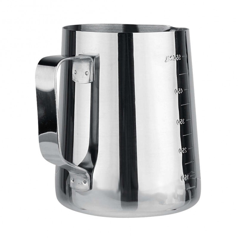 Espresso Coffee Milk Cup Mugs Thermo Steaming Frothing Pitcher (600ml)