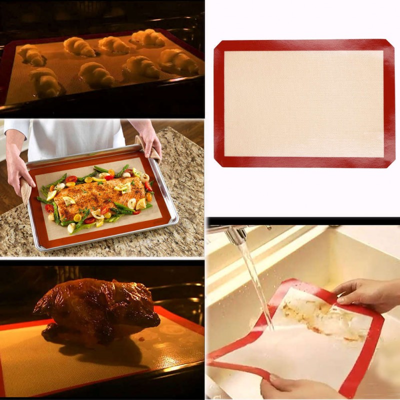 Microwave Baking Insulation Mat Non Slip Silicone Refrigerator Pad Placemat