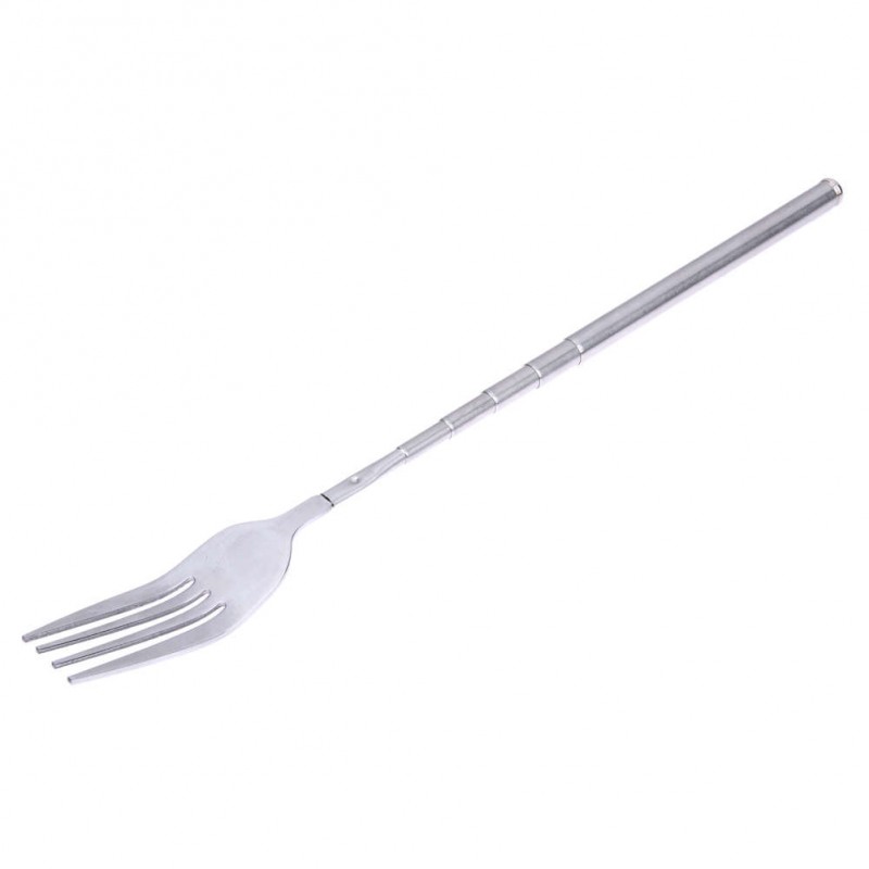 BBQ Telescopic Extendable Dinner Fruit Dessert Long Fork