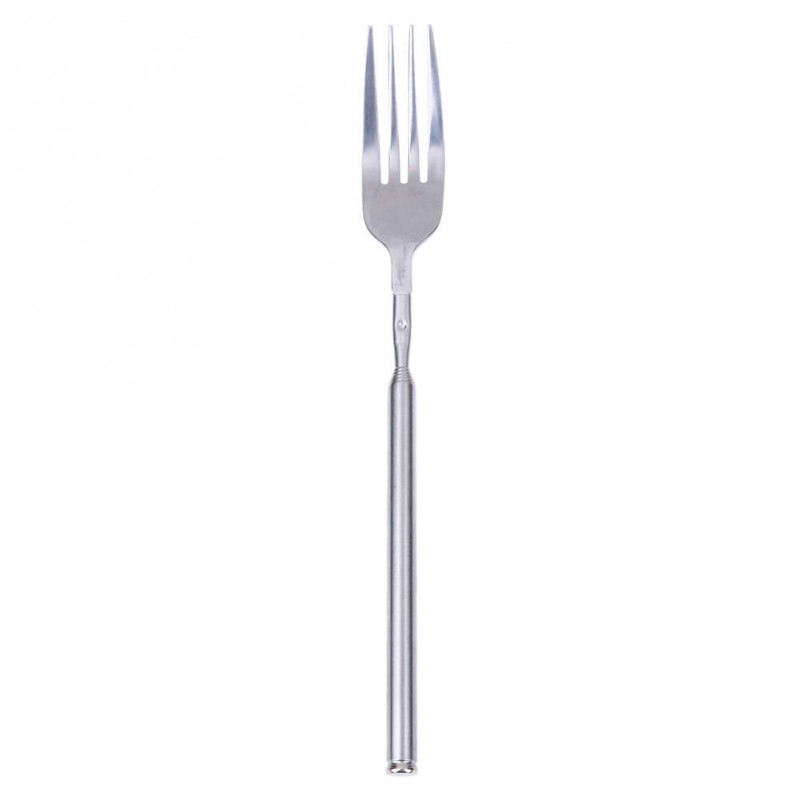 BBQ Telescopic Extendable Dinner Fruit Dessert Long Fork