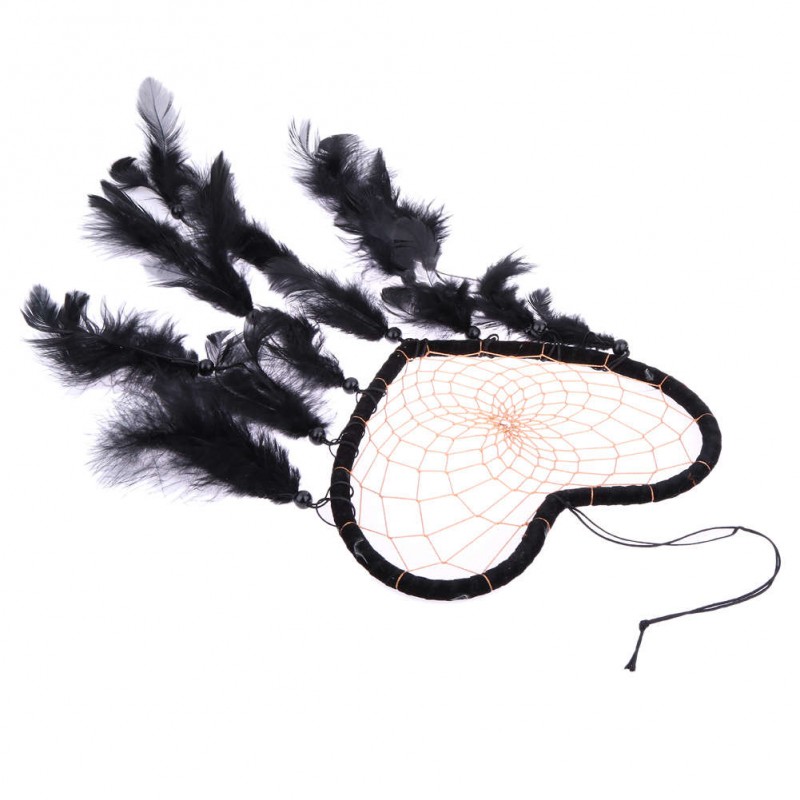 Black Dream Catcher Feathers Wall Car Hanging Decor Ornament