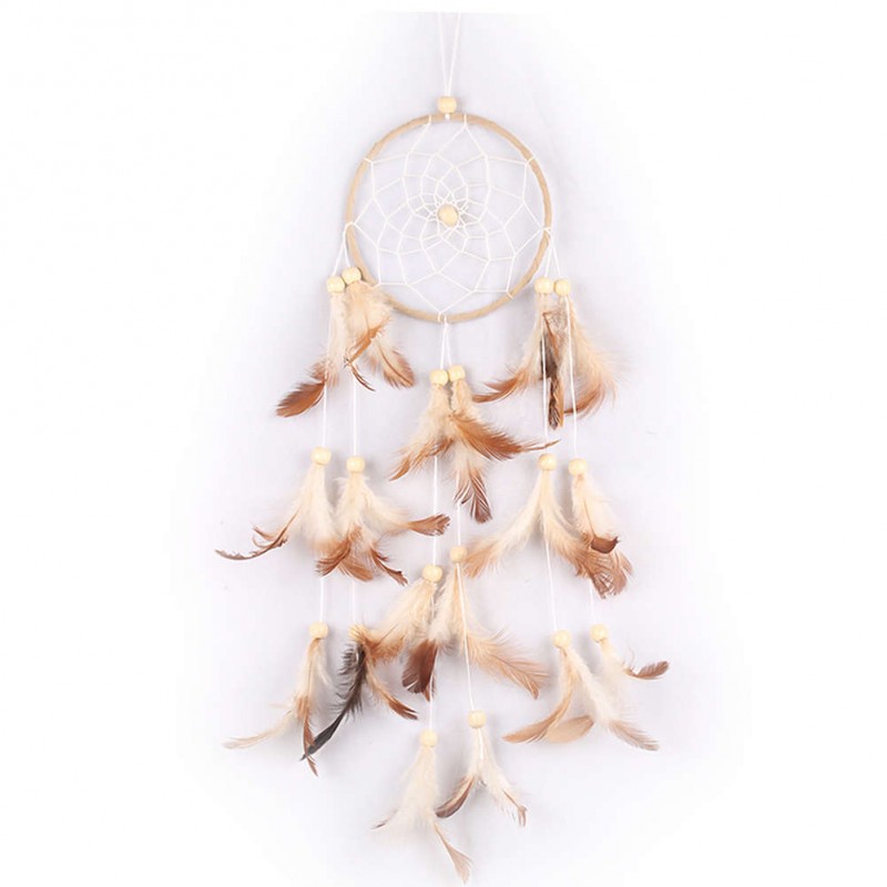 Coffee Dream Catcher Feathers Wall Car Hanging Decor Ornament