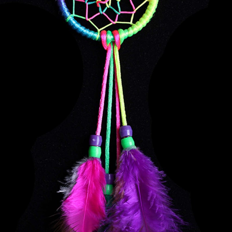 Colorful Dream Catcher Feathers Wall Car Hanging Decor (Random)