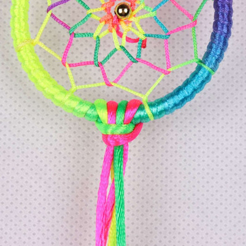 Colorful Dream Catcher Feathers Wall Car Hanging Decor (Random)