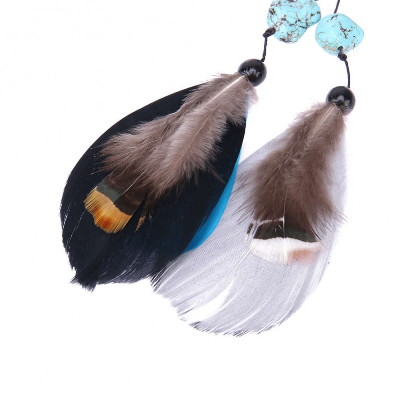 Creative Black Dream Catcher Feather Car Wall Hanging Decoration Craft