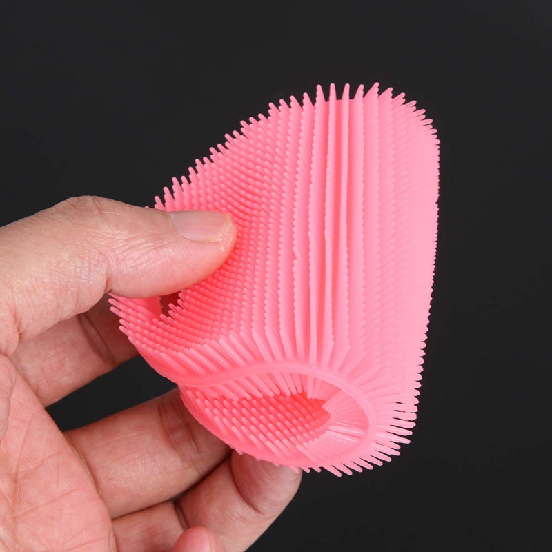 5pcs Creative Waterdrop Multi-function Antibacterial Silicone Washing Brush