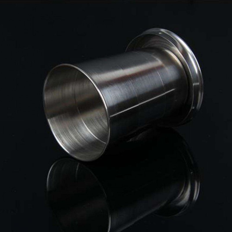 Big Travel Portable Retractable Metal Wine Folding Cup