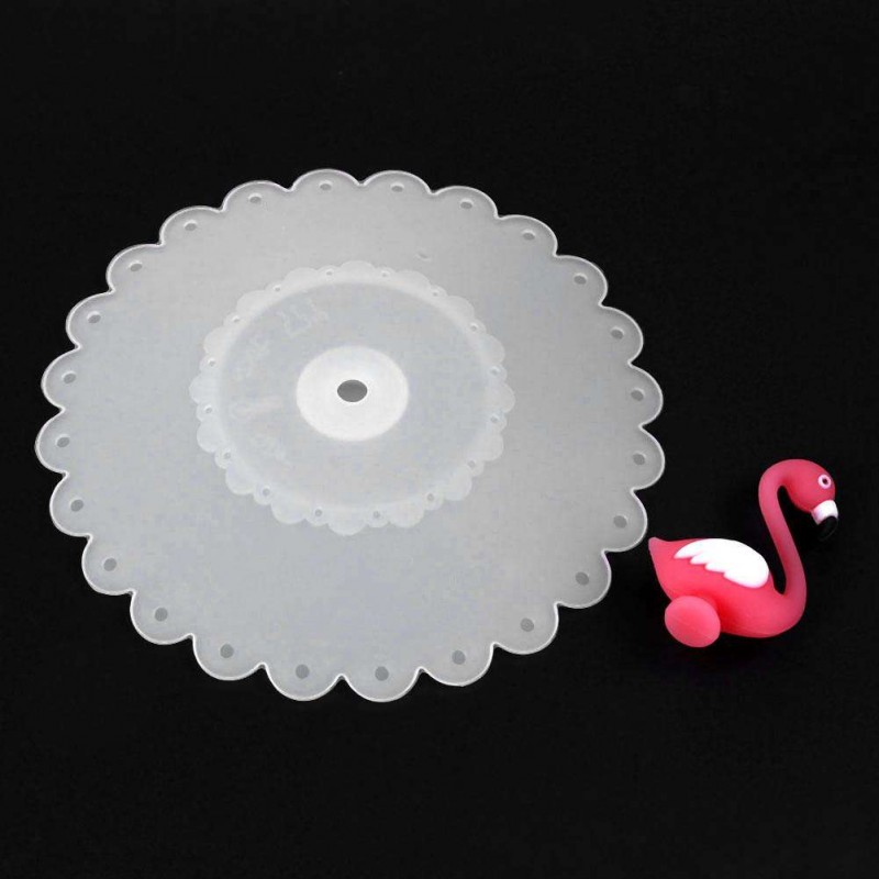 Bird Style Anti-Dust Tea Cup Cover Silicone Leakproof Coffee Lid Cap