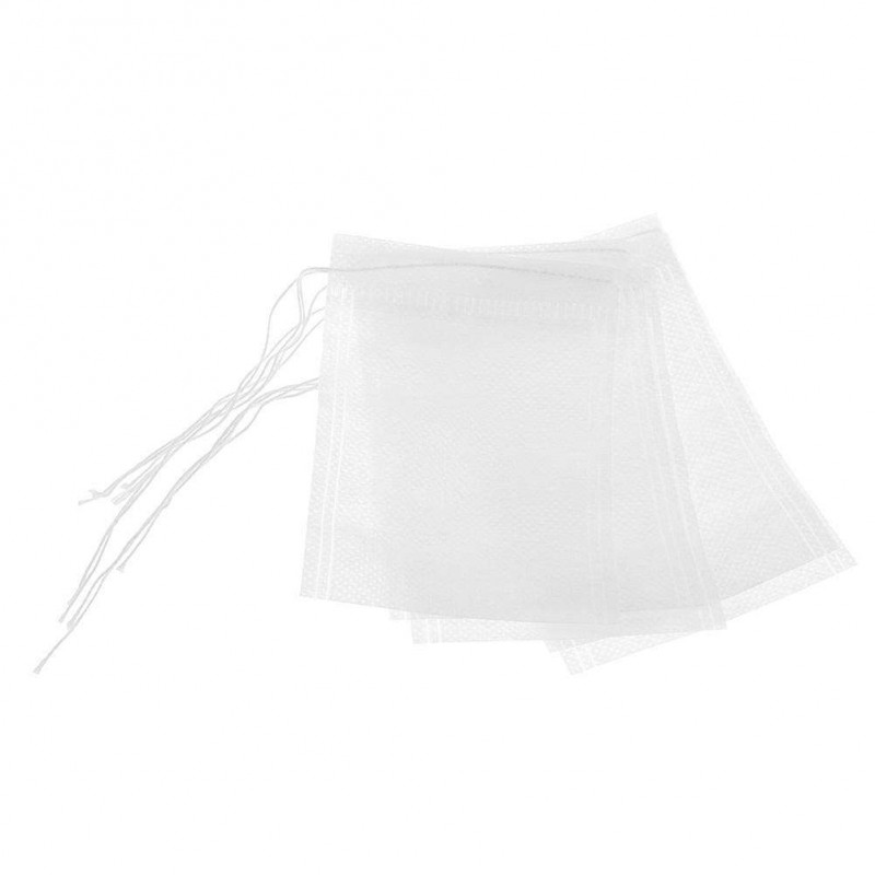 100pcs Non-woven Drawstring Safety Medicine Bag Tea Heal Seal Filter Bag
