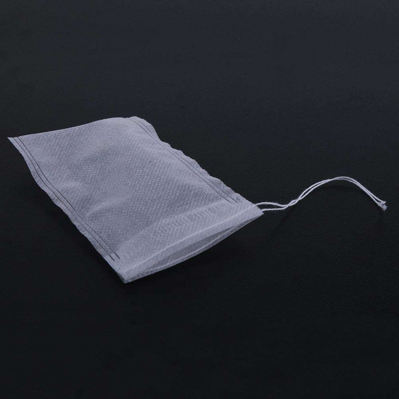 100pcs Non-woven Drawstring Safety Medicine Bag Tea Heal Seal Filter Bag