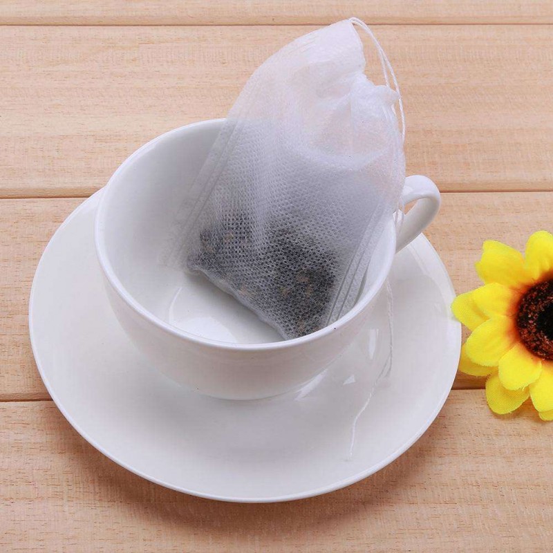 100pcs Drawstring Home Medicine Bag Empty Tea Spice Seal Filter Bag