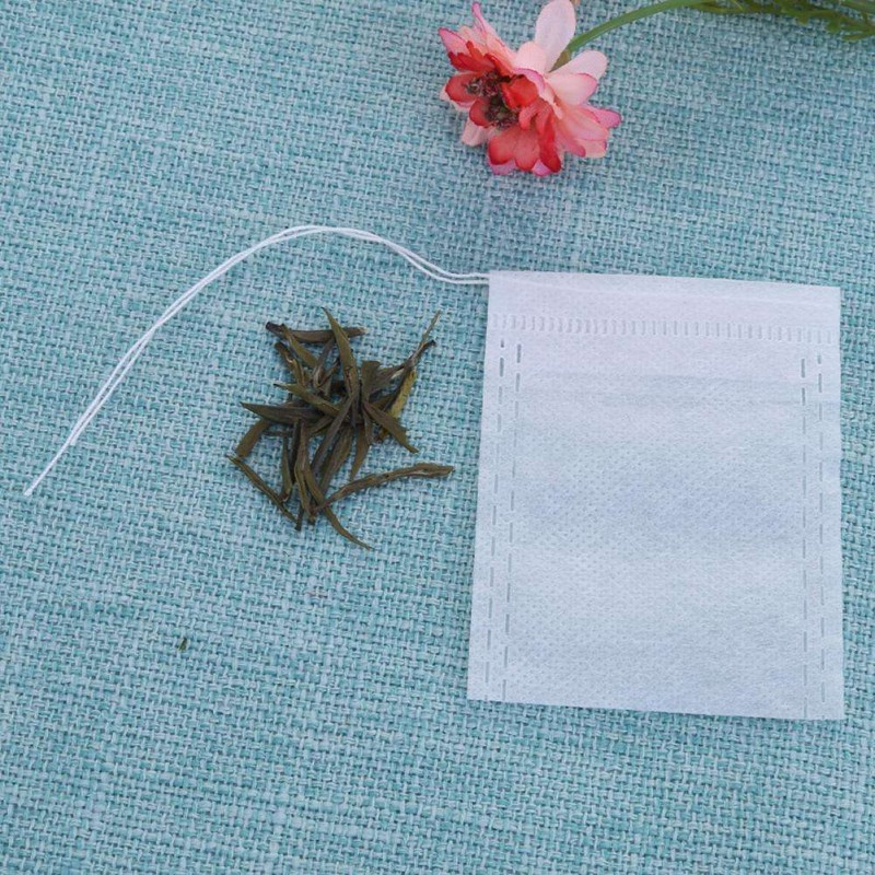 100pcs Drawstring Home Medicine Bag Empty Tea Spice Seal Filter Bag