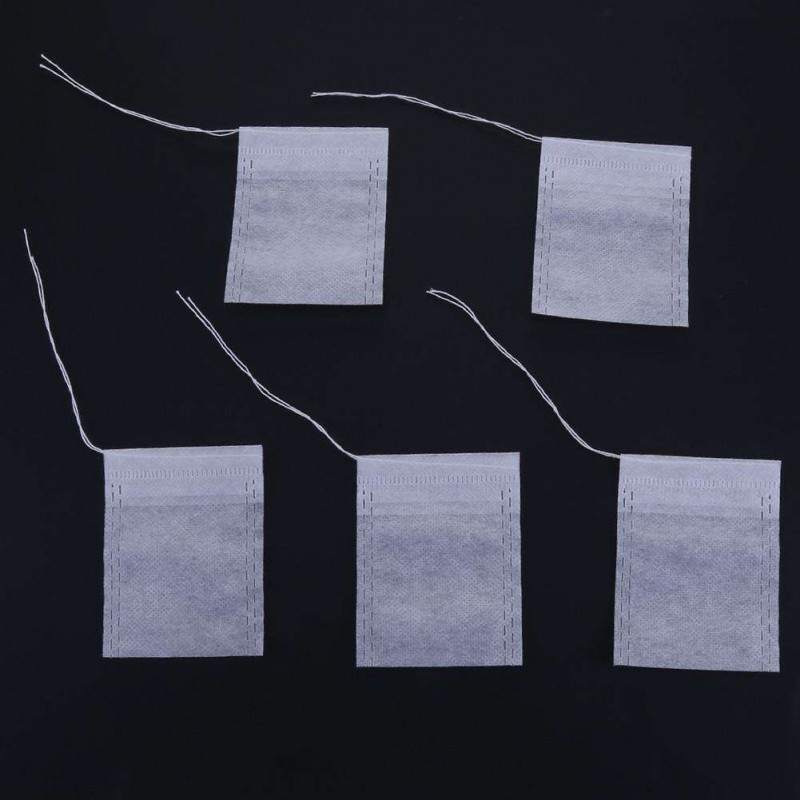 100pcs Drawstring Home Medicine Bag Empty Tea Spice Seal Filter Bag