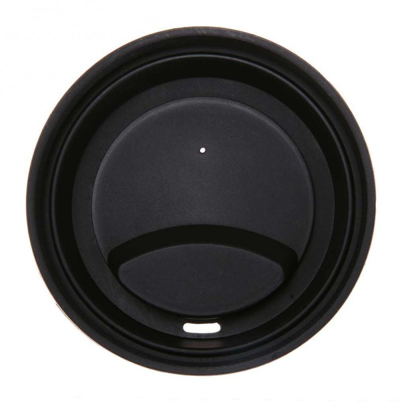 Silicone Insulation Anti-Dust Cup Cover Tea Coffee Sealing Lid Cap(Black)