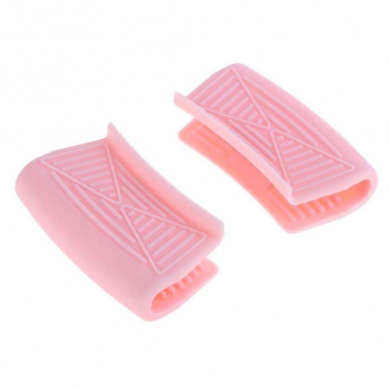 Silicone Heat Insulation Mitt Glove Casserole Ear Pan Pot Oven Grip/Pink