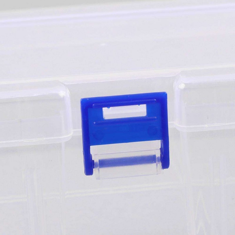 Plastic Rectangular Clear Organizer Case Hardware Tools Jewelry Storage Box