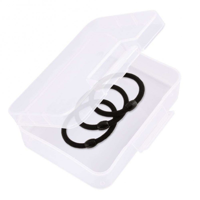 Transparent Plastic Storage Box Square Jewelry Parts Packing Cover Boxes