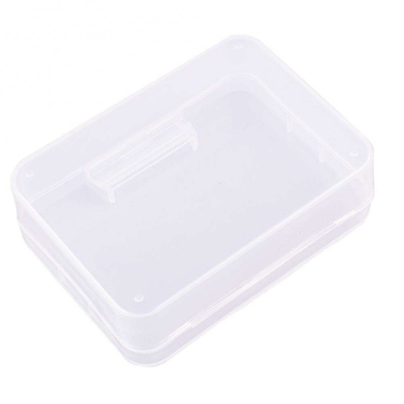 Transparent Plastic Rectangular Storage Box Collection Container Cases