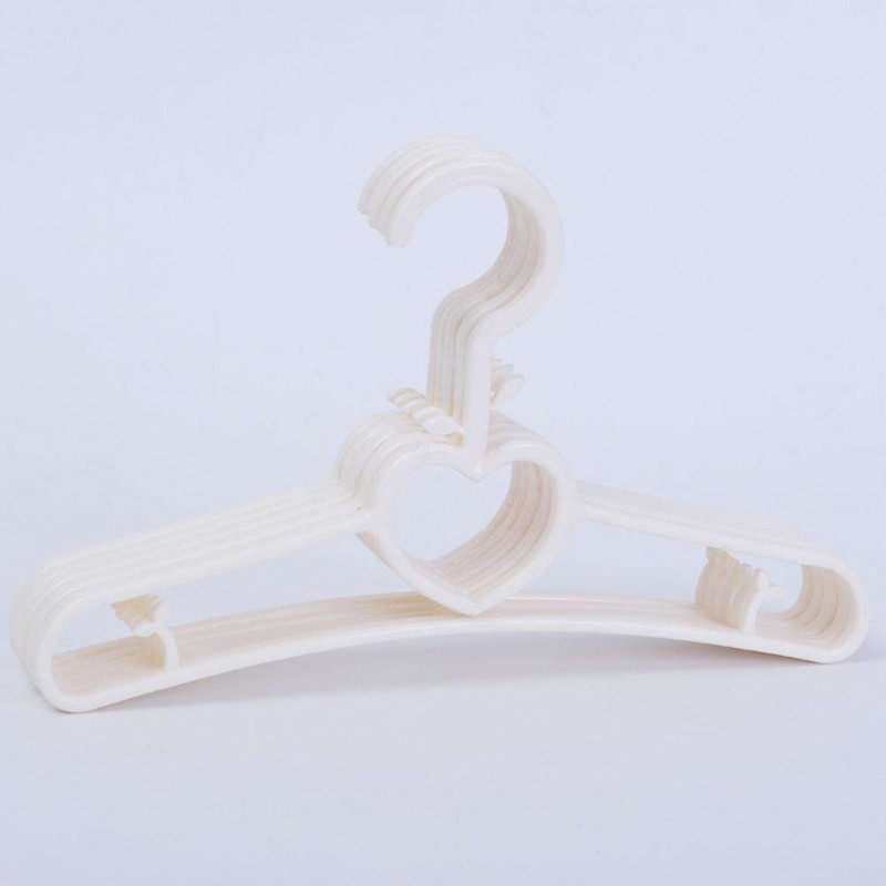 10pcs Plastic Clothes Hanger Children Clothing Racks Laundry Drying Holder