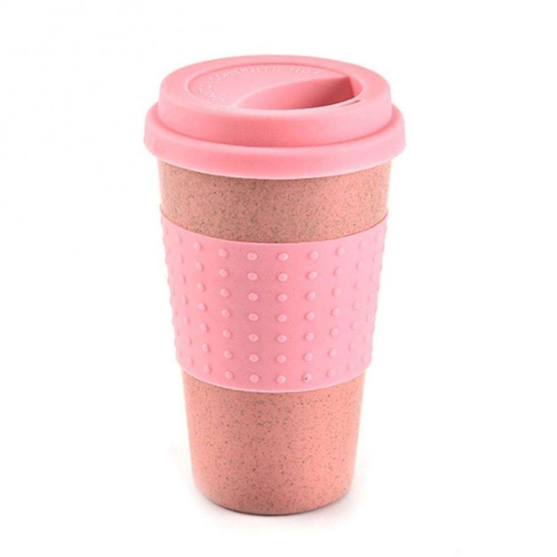 330mL Creative Wheat Straw Coffee Tea Mug Cups Reusable Water Bottle Cup