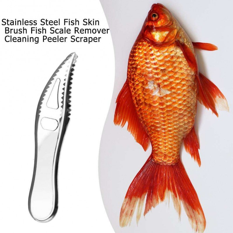 Fish Skin Brush Fish Scale Remover Cleaning Peeler Scraper