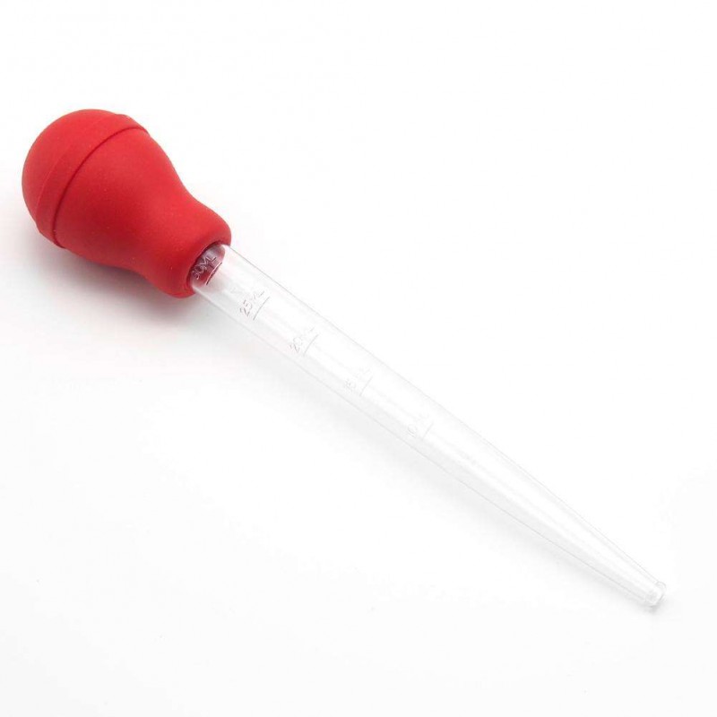 Silicone Oil Seasoning Pump Turkey Baster BBQ Baster Syringe Tube