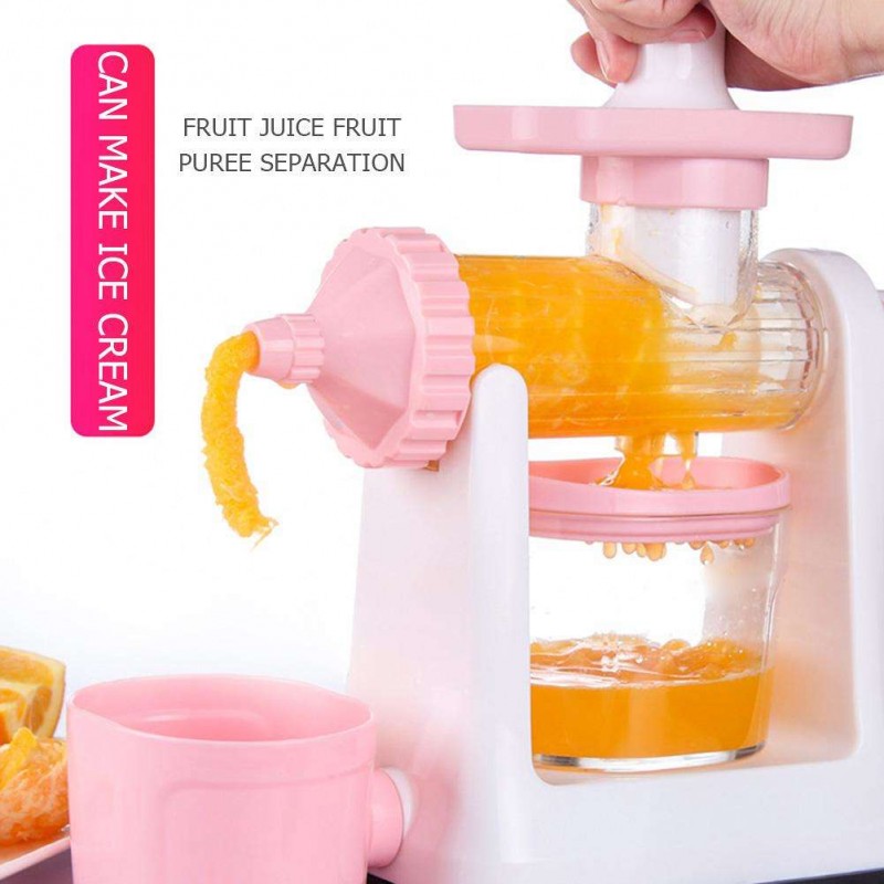 Kitchen Manual Hand Crank Juicer Orange Lemon Squeezer Fruit Extractor