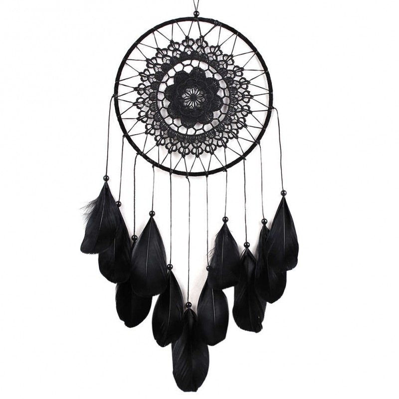 Lace Dream Catcher Feather Bead Hanging Decoration Ornament Gift