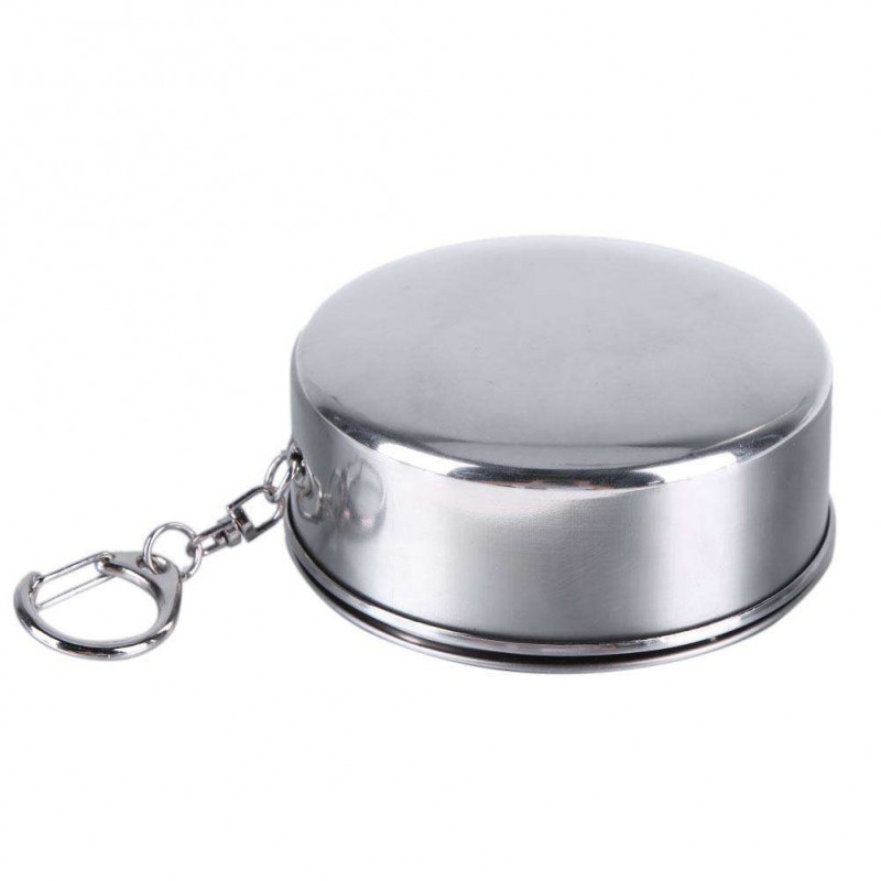 Big Travel Portable Retractable Metal Wine Folding Cup