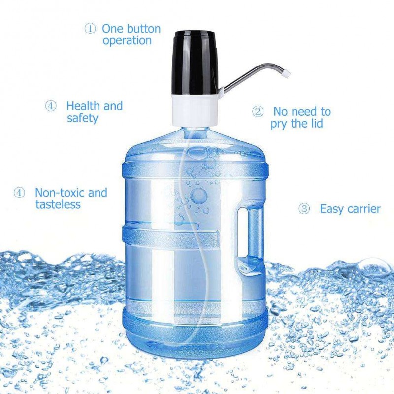 USB Rechargeable Electric Water Pump Water Dispenser Drinking Water Bottles